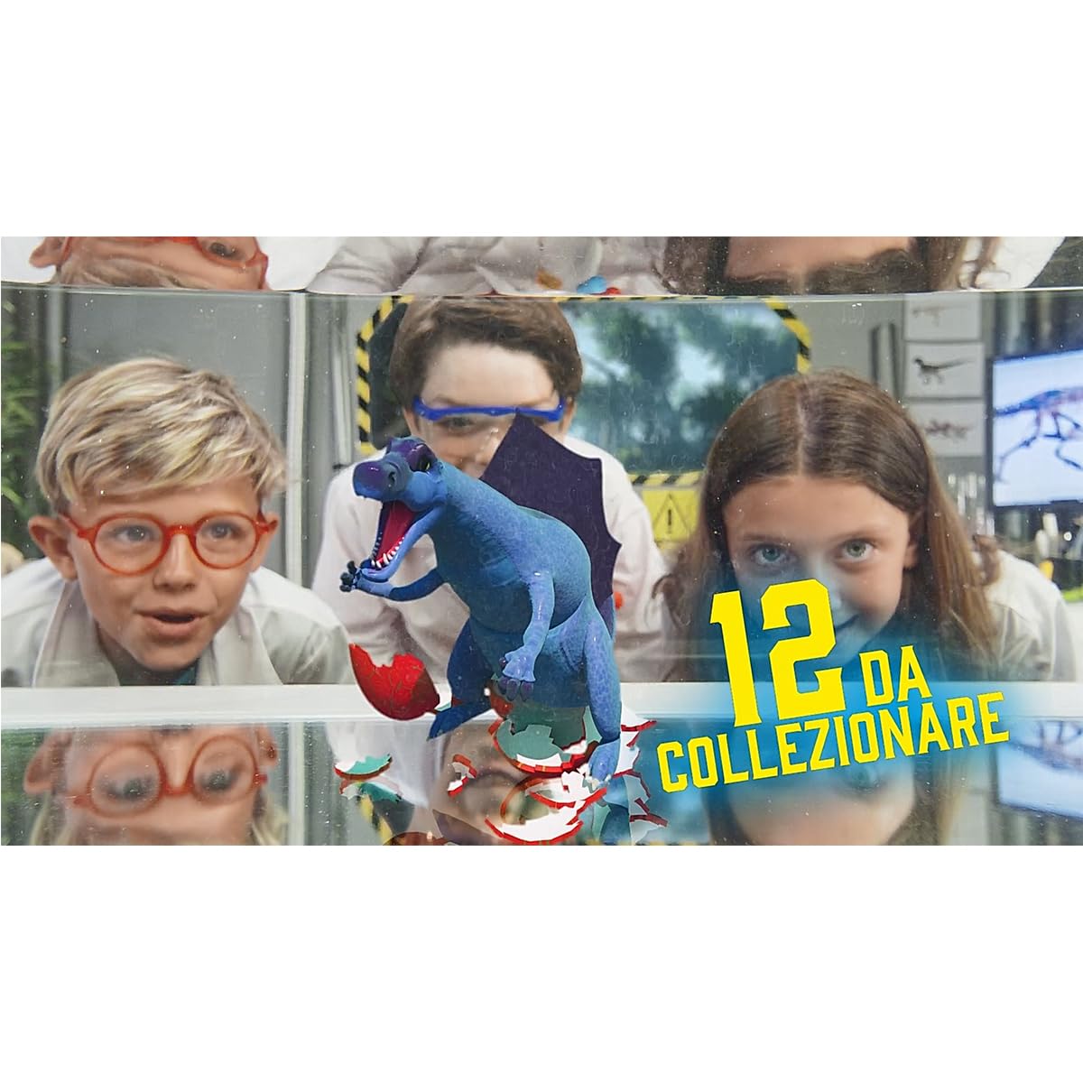#sbabam Funny Box Mega Jurassic Eggs, zabawka od 3 lat, 3 sztuki, zabawka dinozaura dla dzieci urodzonych z magicznych jaj – idealna jako prezent dla dziecka