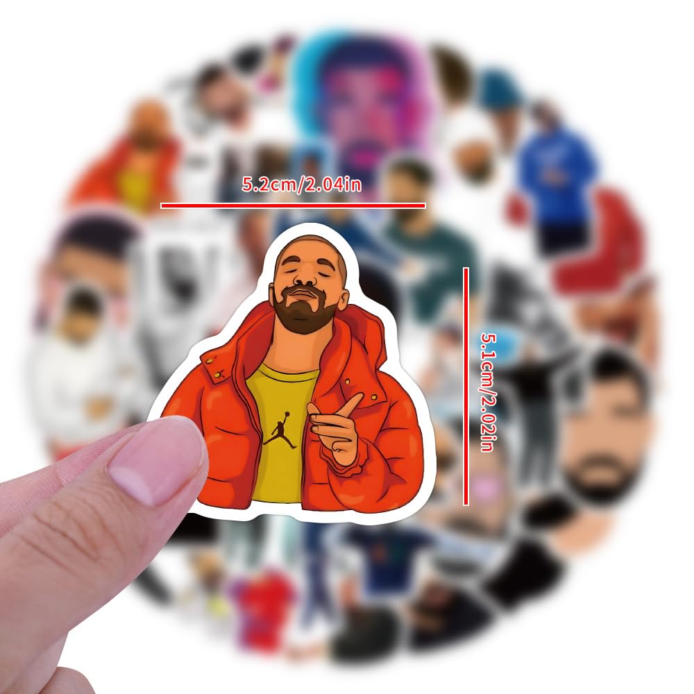 Amazon | DRAKE ドレイク ステッカー 60枚セット PVC 防水 シール