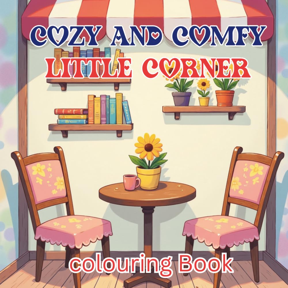 Cozy & Comfy Little Corner Colouring Book: Comfy Rooms, Reading Nooks & Sweet Cozy Spaces to Colour