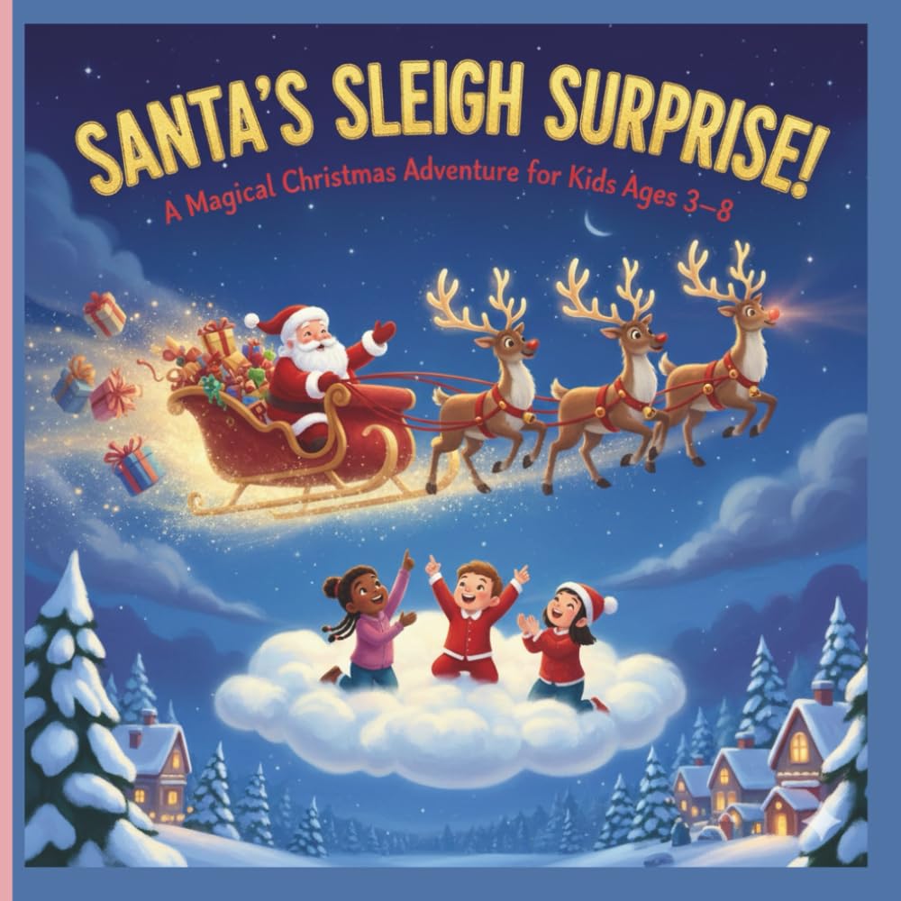 Santa’s Sleigh Surprise!: A Magical Christmas Adventure for Kids Ages 3–8