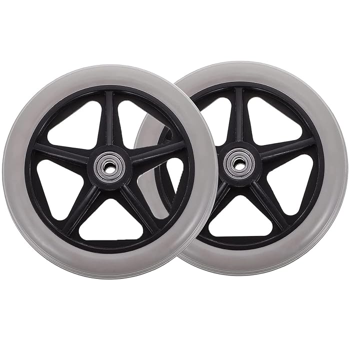 Buy Wheelchair Wheels Replacement Rubber 8 Inch,Caster Wheel