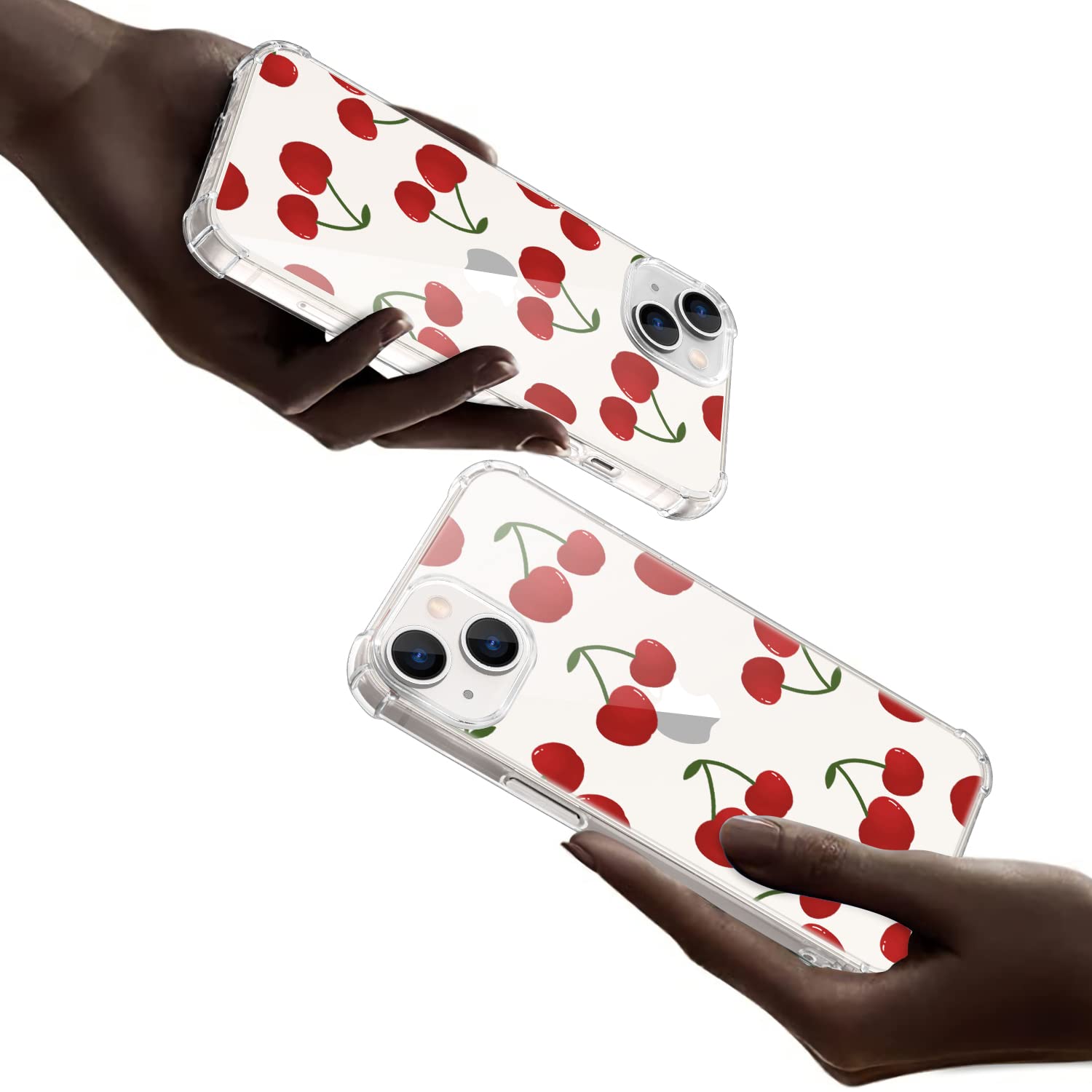 Amazon.com: Delicious Cherry Friut Pattern Clear Case Designed for