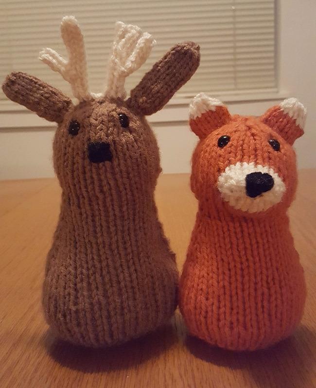 Knittin' and grinnin'