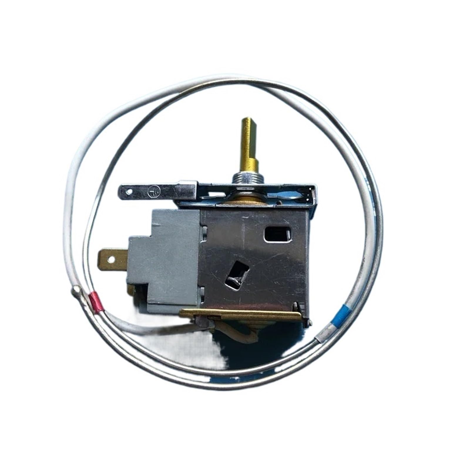 Fkymx 1Pcs For Refrigerator Wpf30w-Ex Thermostat Center Mount Three-Pin Freezer Temperature Control Thermostat Switch