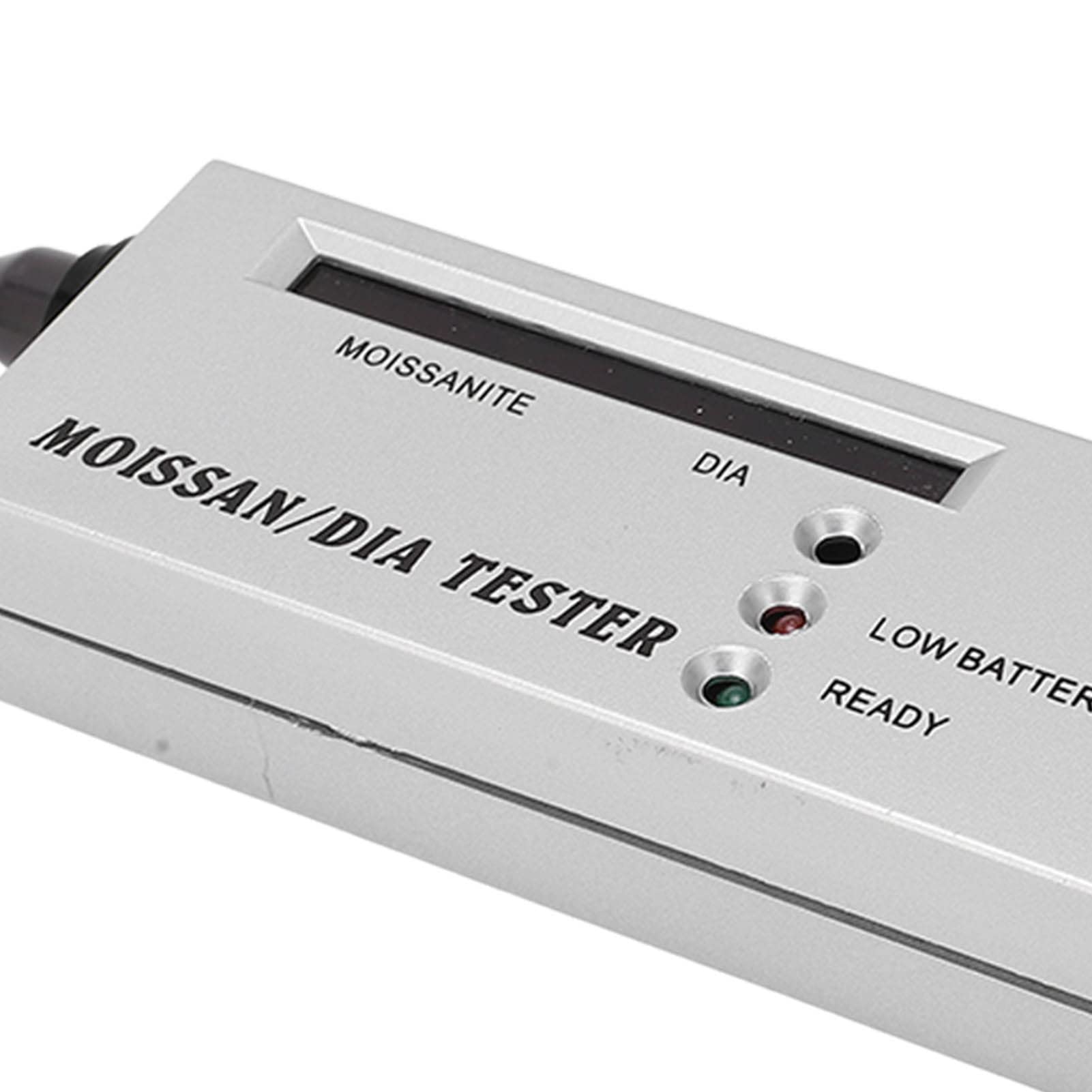 Testeur Professionnel Diamants Moissanite Haute Précision Détecteur Portable Non Destructif Indicateur LED Alarme Sonore Écran LCD Pile 9V
