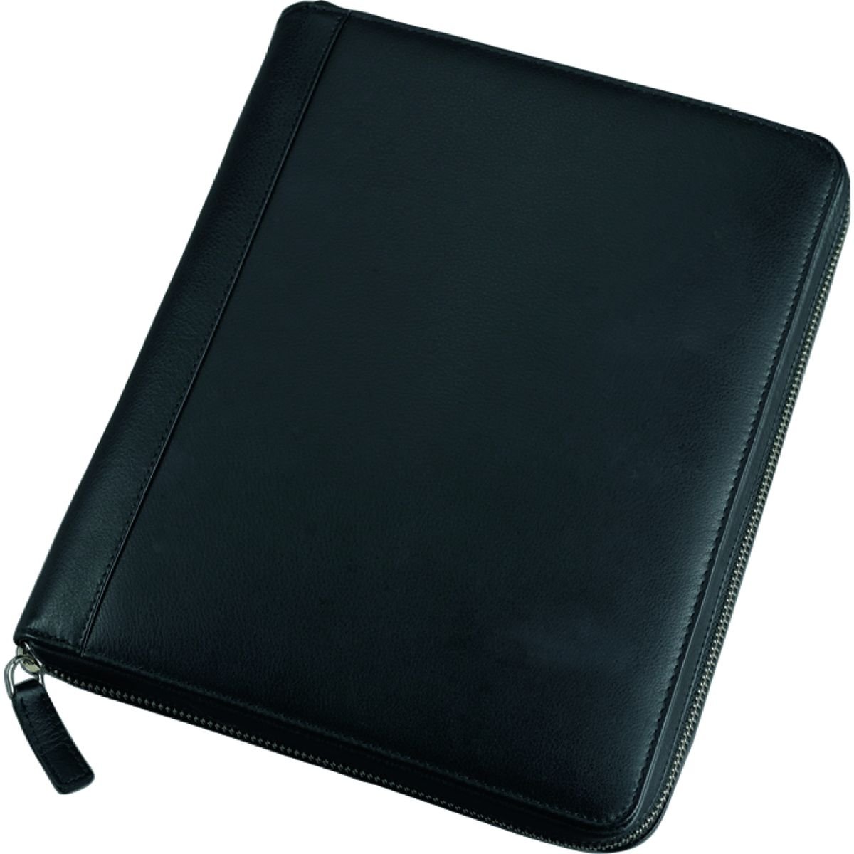 Alassio iPad Organizer, Echtleder, inkl. Block, schwarz