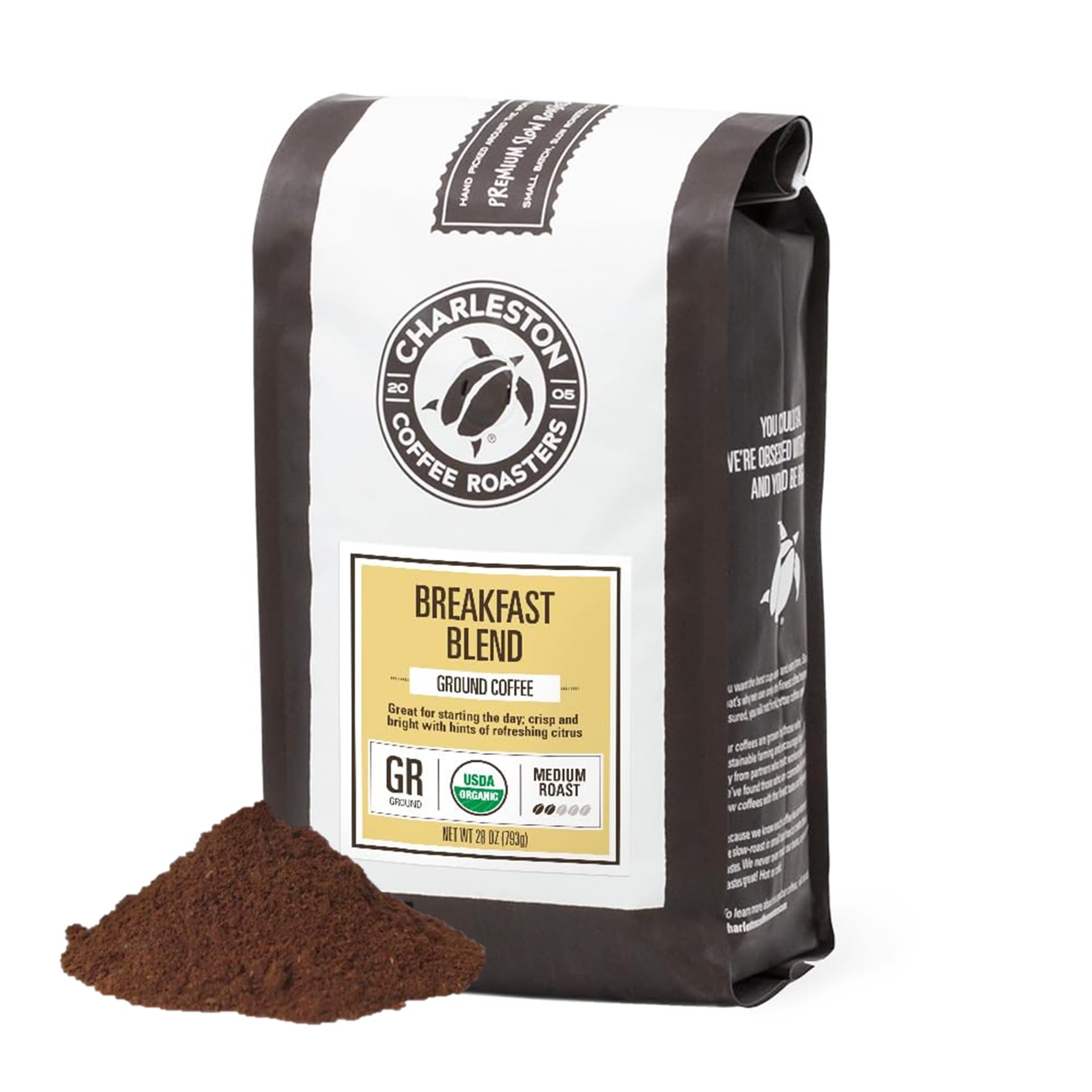 Amazon.com : Charleston Coffee Roasters | Specialty Organic Ground ...
