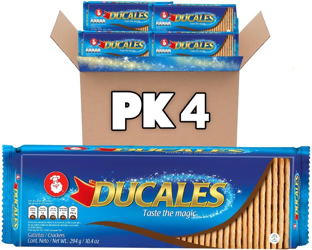 Ducales Crackers, Taste the Magic, 10.37 Oz (Pack of 4)