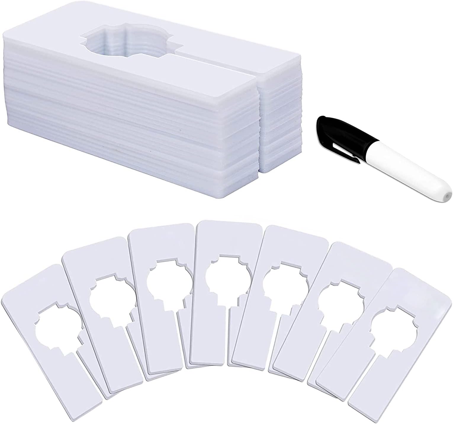 30 Closet Dividers for Hanging Clothes White Closet