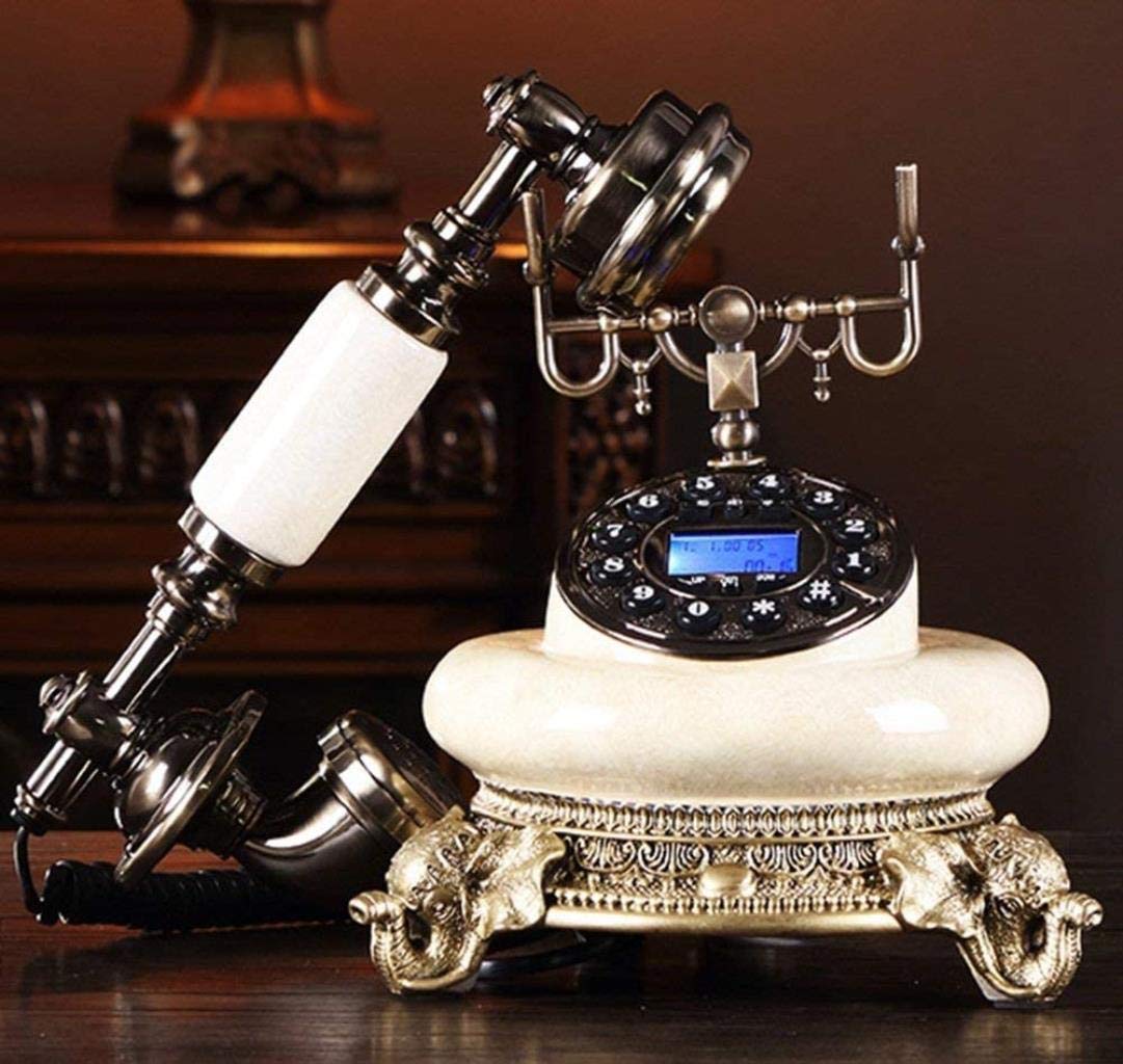 Tradycyjny telefon, Europejski retro Telefon biurowy przewodowy Domowy stacjonarny