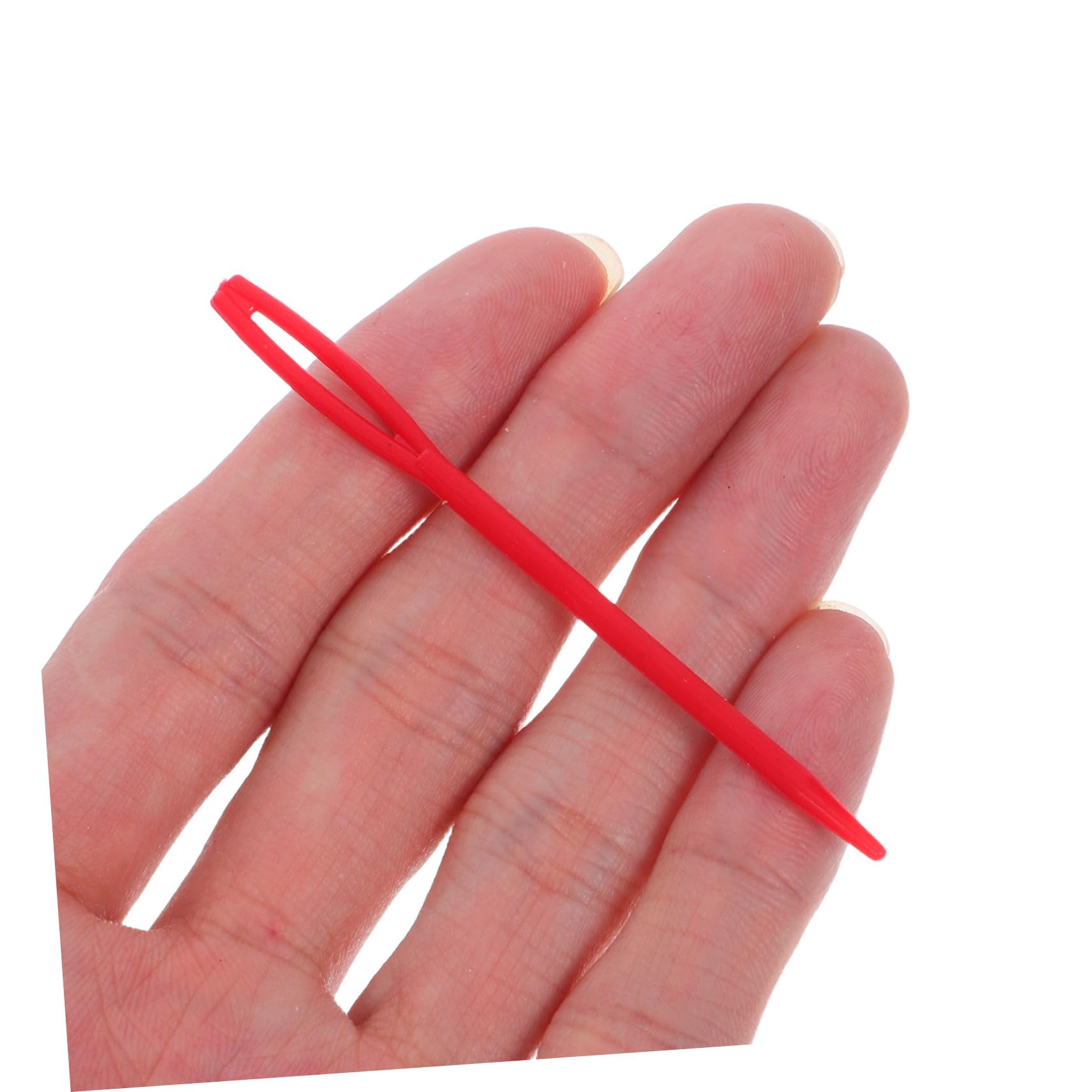 Hohopeti 2000 Piezas Agujas de Costura Plásticas Ojos Agujas Gruesas para Manualidades Crochet Principiantes