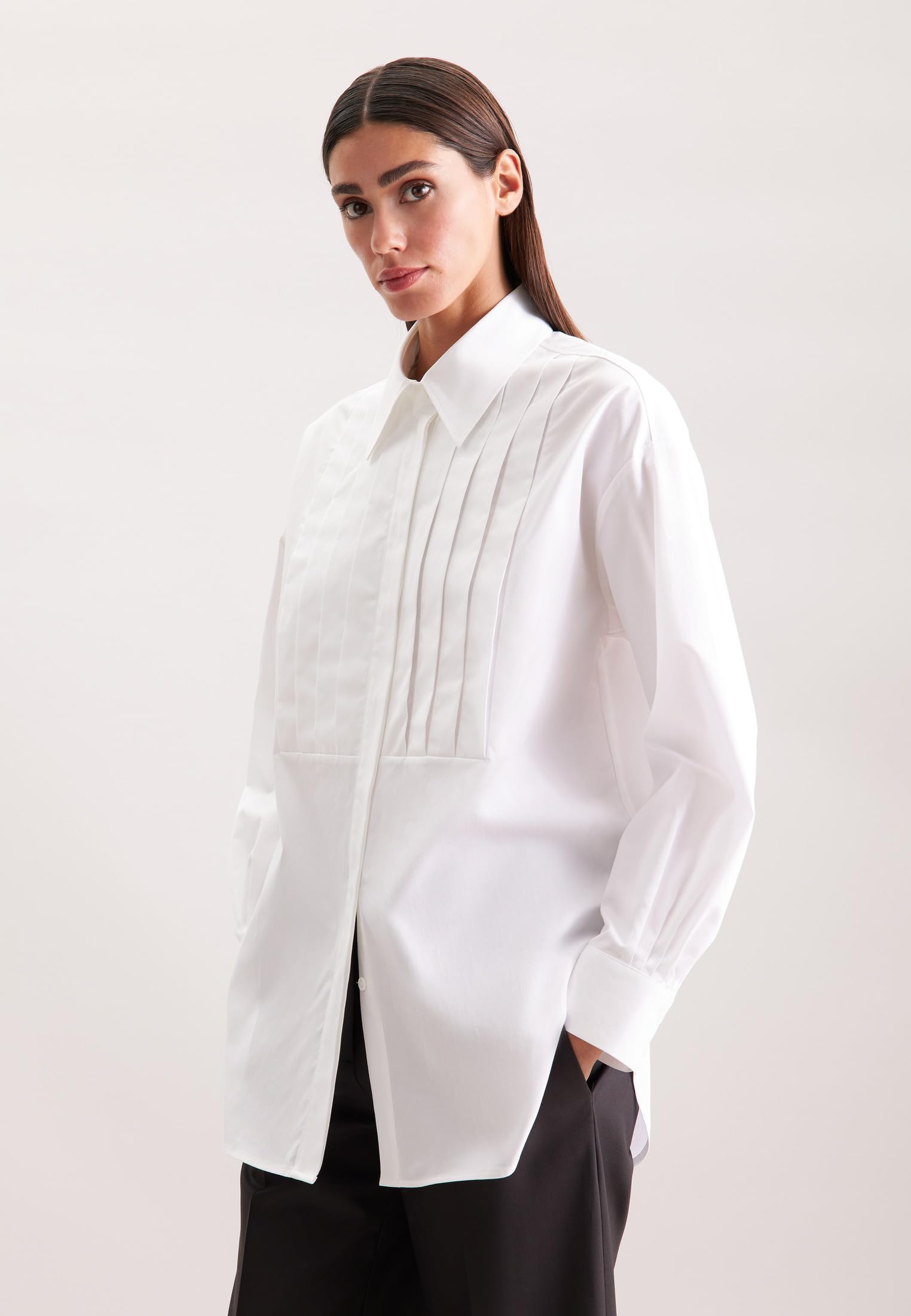 Seidensticker Damen Regular Fit Langarm Bluse