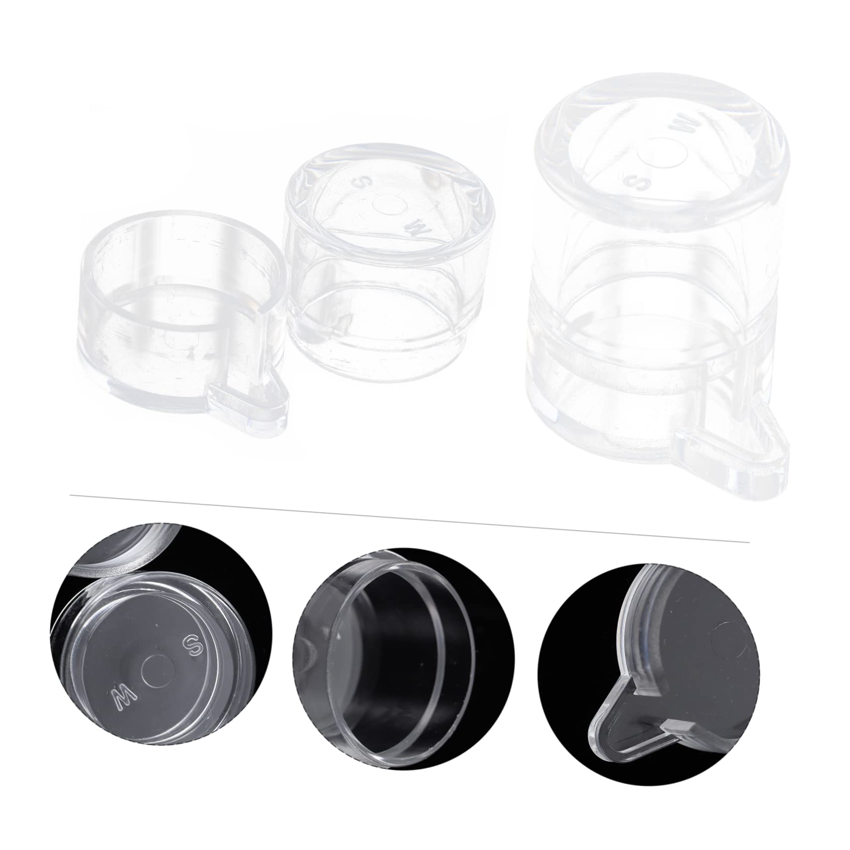 2pièces Gamelles à Eau pour Fourmis Acrylique Mangeoires pour Nid De Fourmis Abreuvoirs Transparents avec Port d Alimentation Séparé