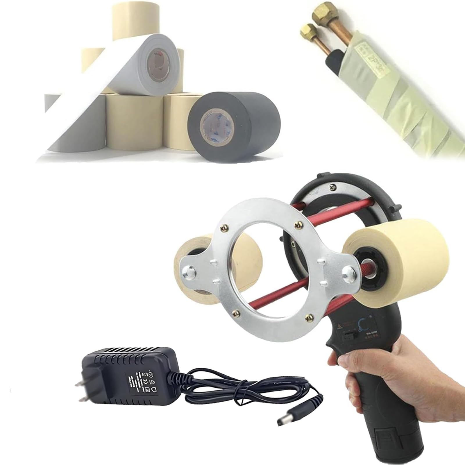 Machine de rubanage pour tuyau de cuivre climatisation lors de vos chantiers CVC