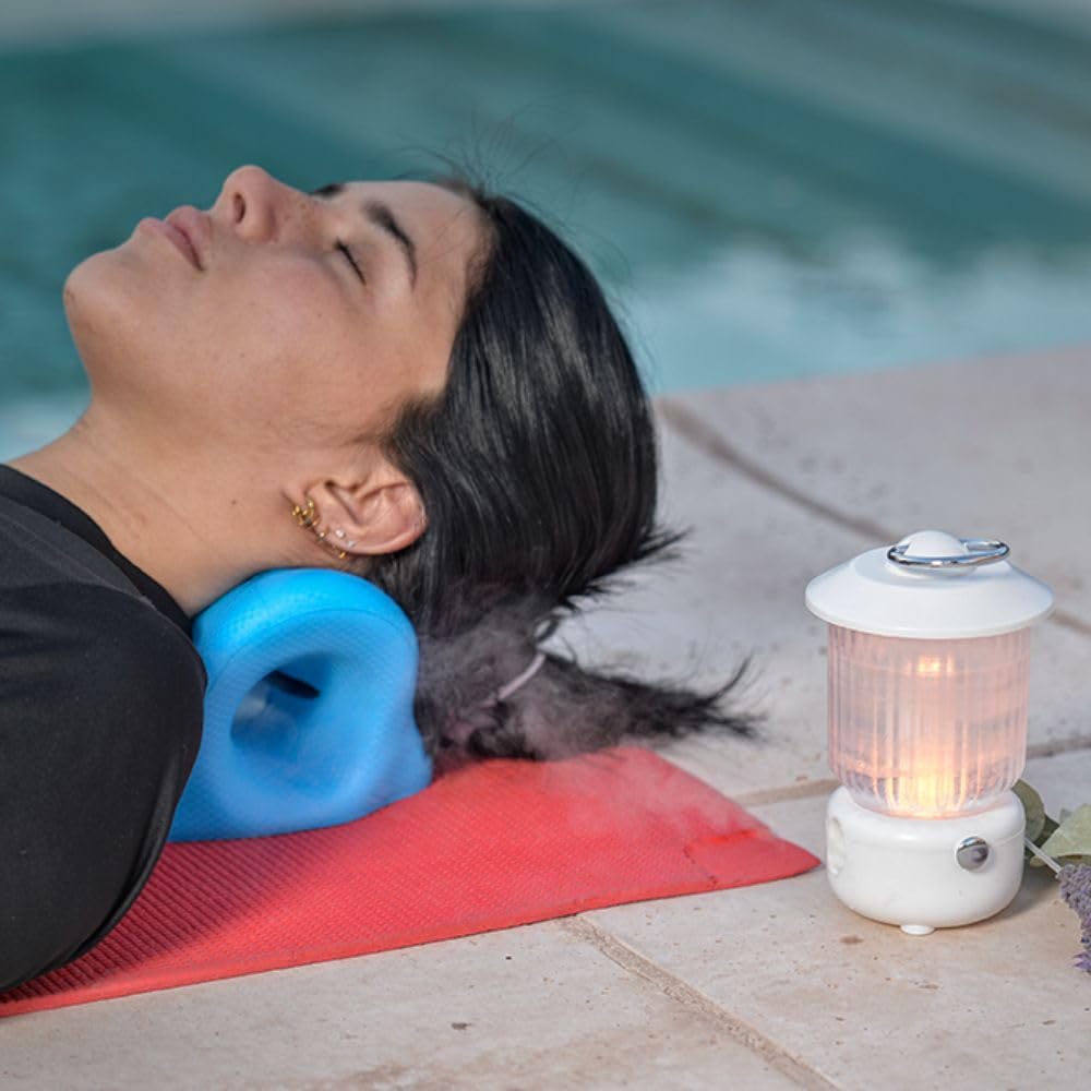 Oreiller Ergonomique de Traction Cervicale avec 8 Points Magnétiques | Soulagement des Douleurs Cervicales Nuque et Épaules | Coussin Chiropratique Correttif | Relaxation et Étirement