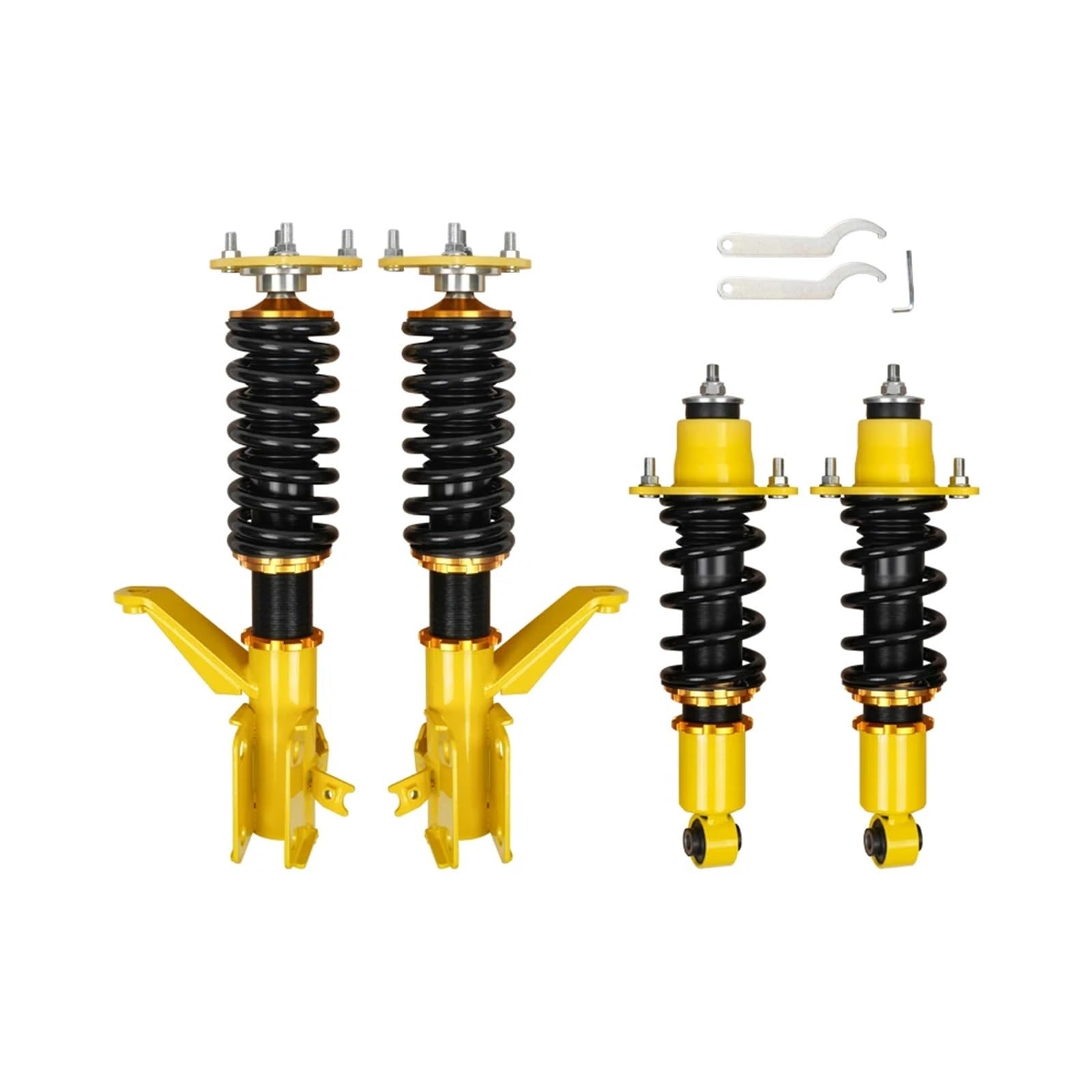 Amortyzatory samochodowe Air Suspension Zestaw regulowanych amortyzatorów Coilovers do zawieszenia Honda Acura RSX 2002-2006 Coilover obniżające amortyzatory(Silver)