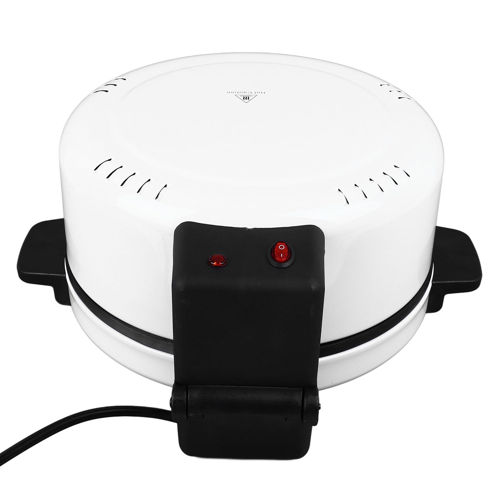 12-Zoll-elektrischer Pizza Ofen, Schnelles und Effizientes Kochen, Unten Rutsch Fest, Hausgemachte Pizza in 6 Minuten, Zuverlässige und Langlebige 2000W Power Perfekte Knusprige