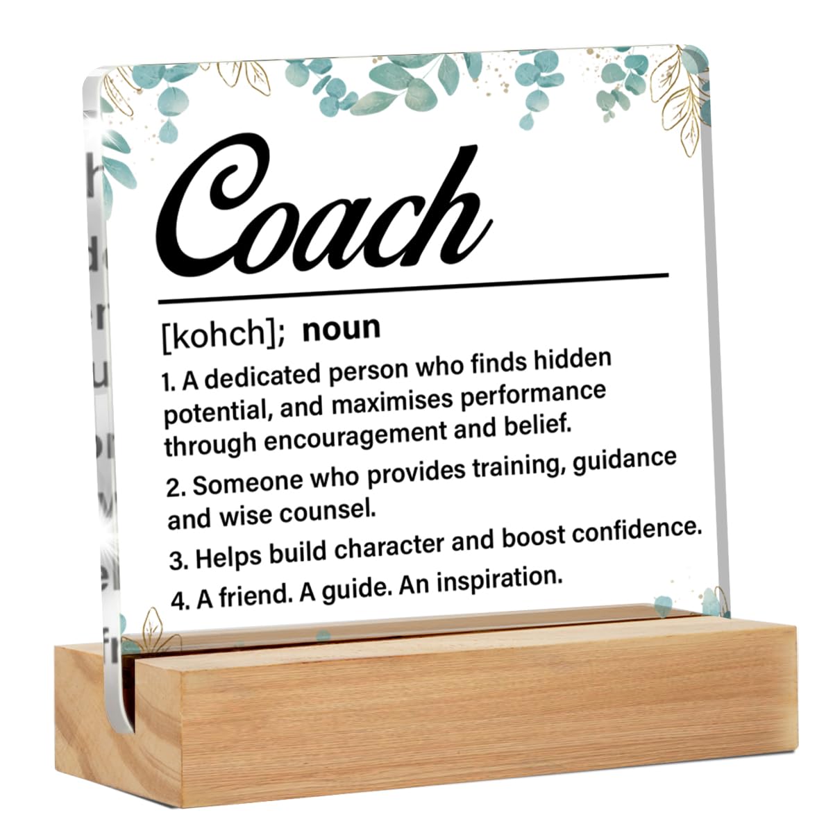 Amazon.com: Coach Gifts for Women Men, Thank You Coach Gifts Coach ...