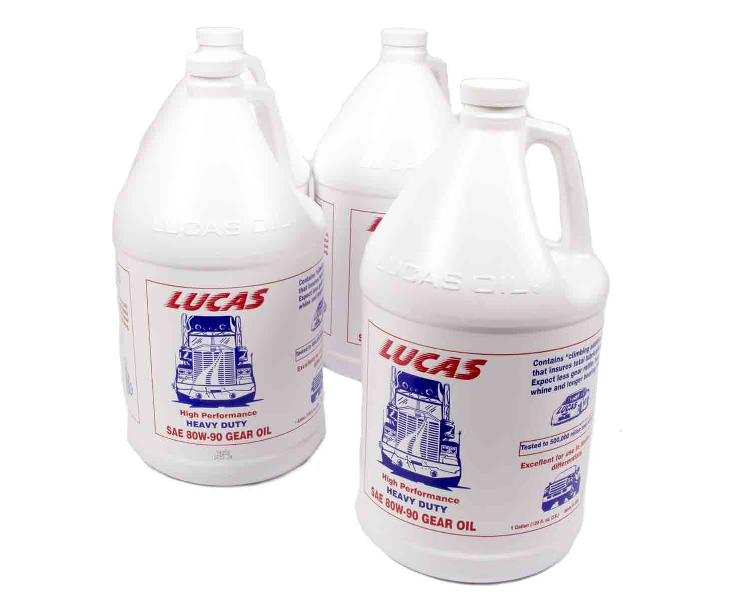 Lucas Oil 10046-4 80w-90 Gear Oil Cs/4-Gal