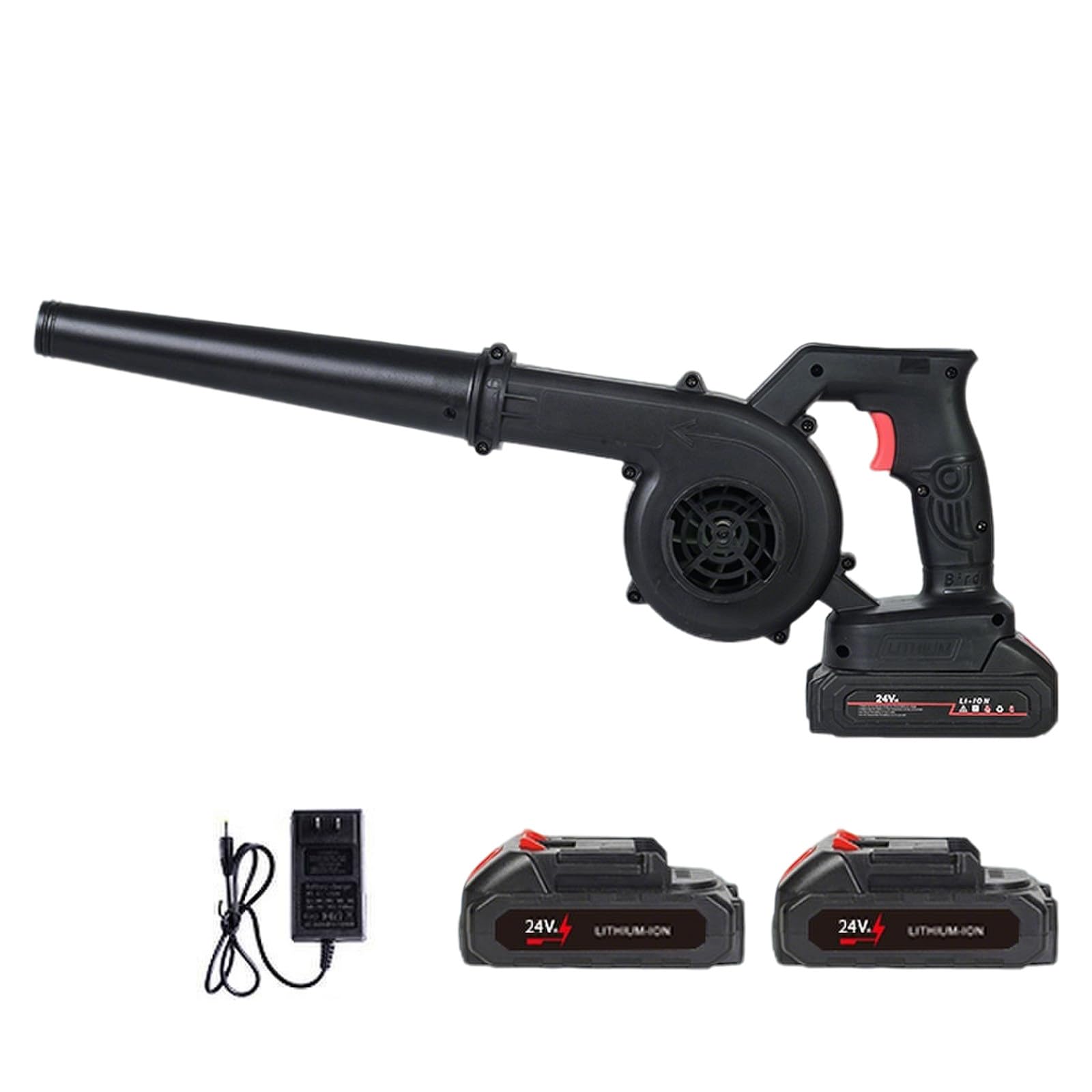 Soffiatore Elettrico Senza Fili 21V, Soffiatore a Batteria 2 in 1 con Batteria e Caricabatterie, Leggero Soffiare Le Foglie, Leggero e Portatile Ergonomico, per Foglie/Prato/Auto/Polvere