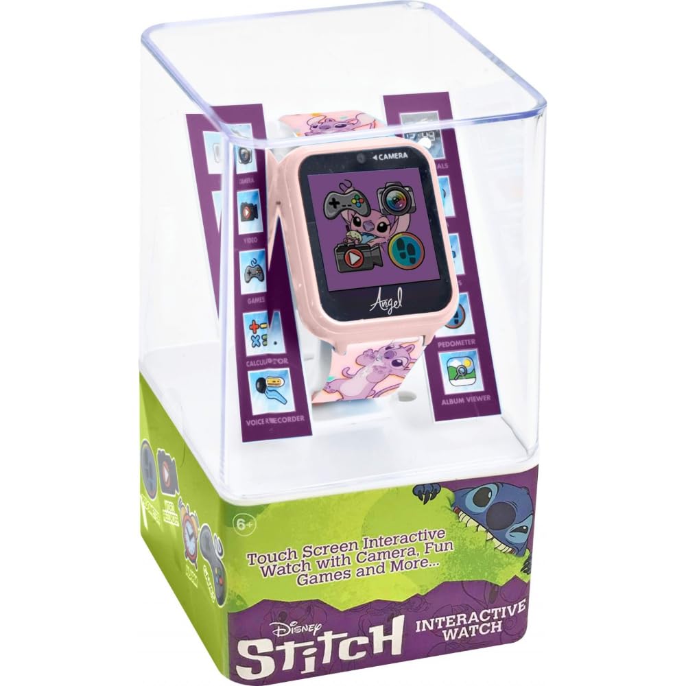 CARTOON Montre interactive Angel Disney smartwatch pour enfants multifonction rechargeable avec USB