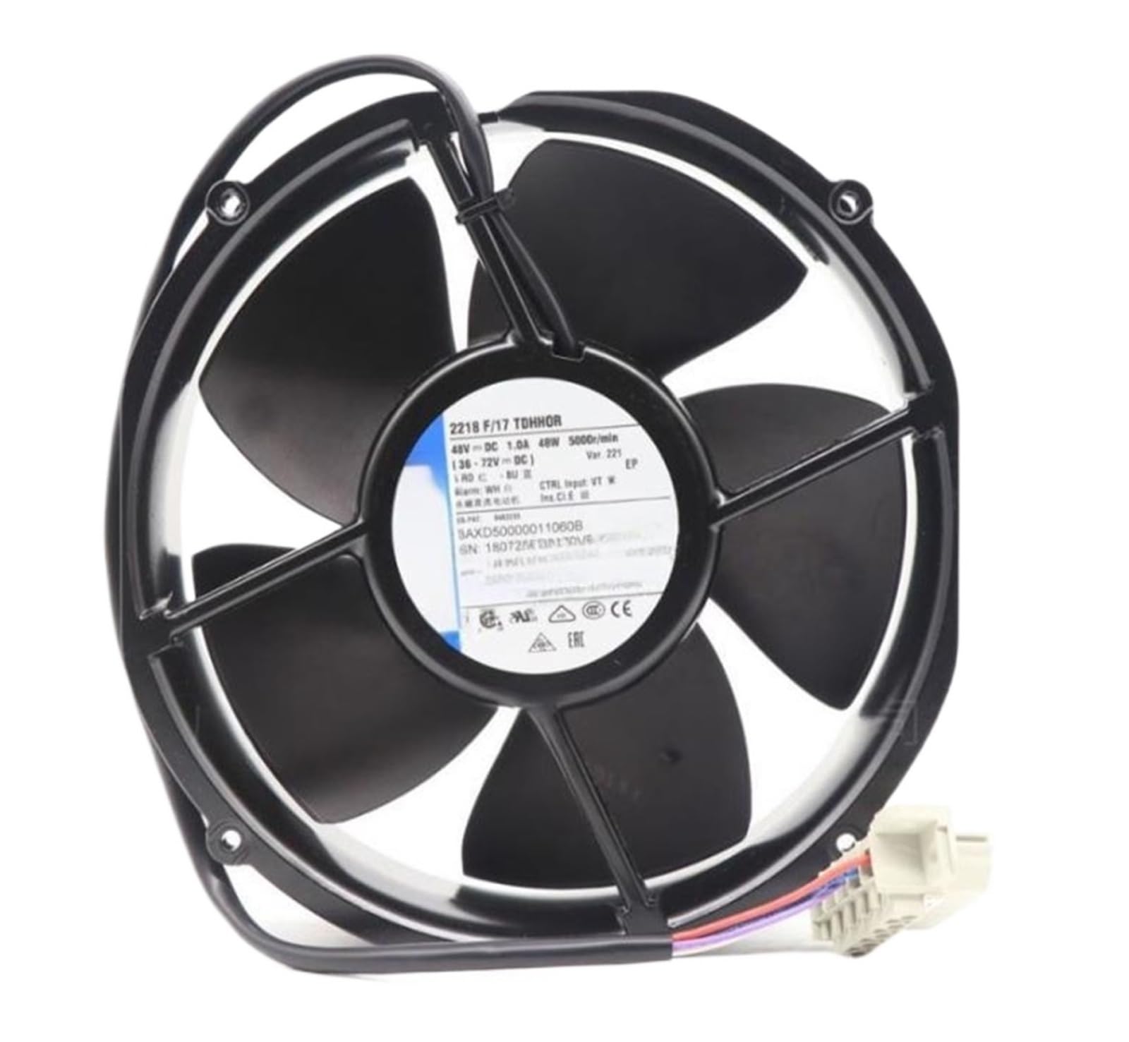 PEQYUACTE 2218F/17TDHH0R 2218 F/17TDHH0R 48V 1.0A 48W 5000r/min Fan
