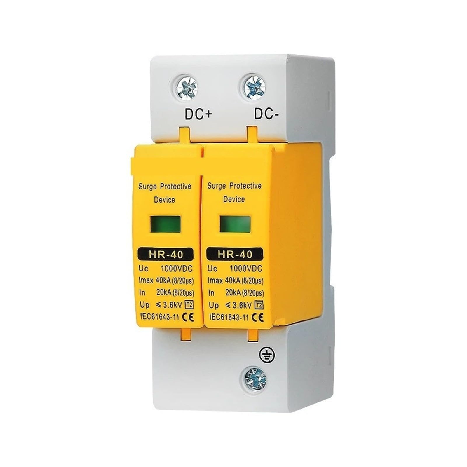 Dispositivo di protezione, SPD, DC 500V Scaricatore a bassa tensione, guida