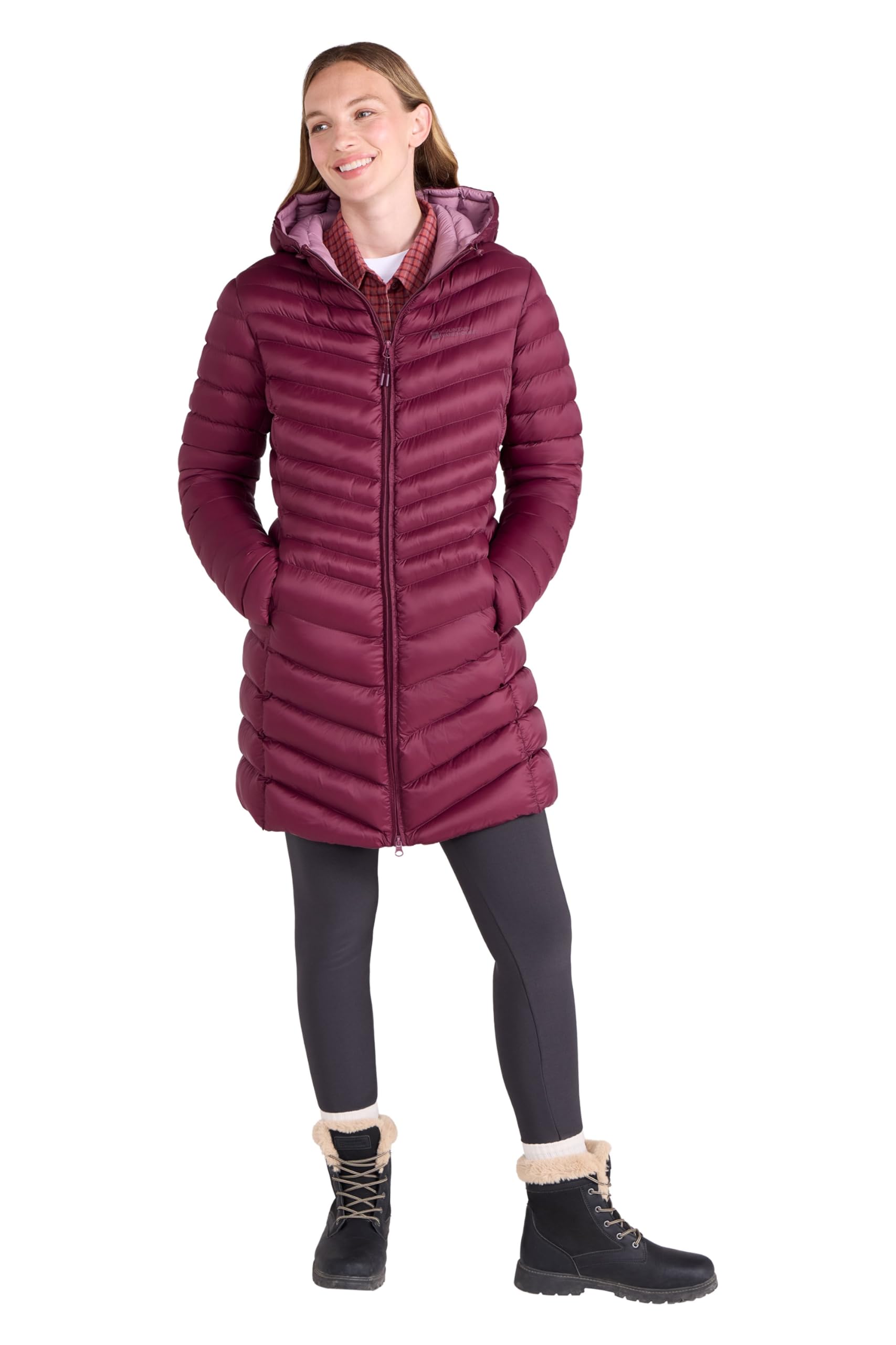 Mountain Warehouse Florence Womens Long Jacket - Padded Winter Coat