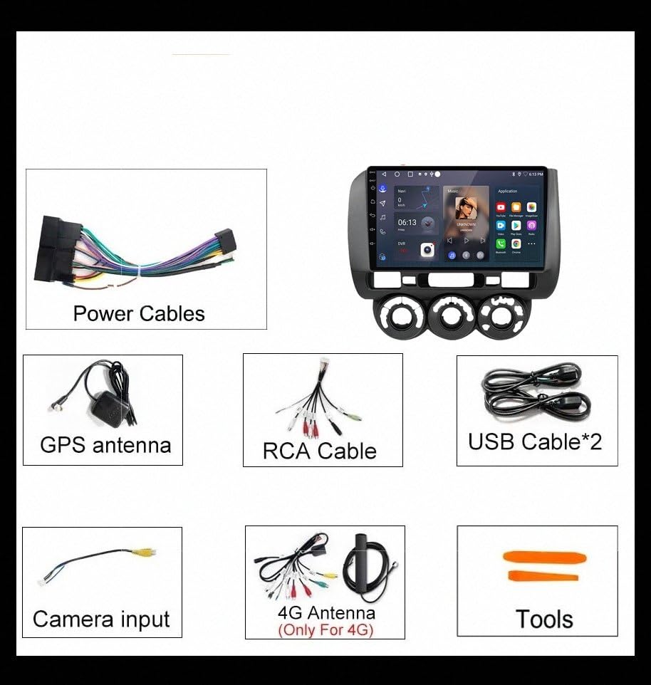 Carplay inalámbrico para evitar cables en Honda Shuttle con cámara trasera 5