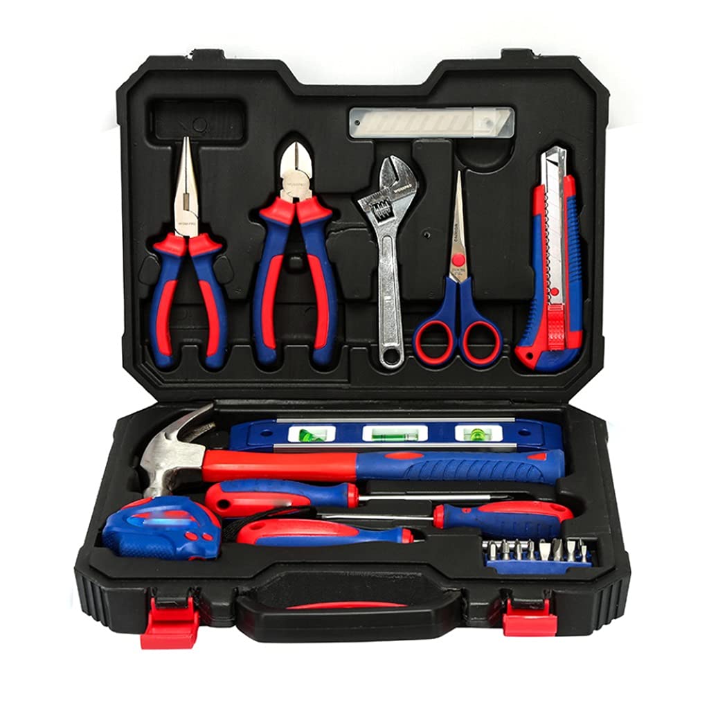Ensemble d'outils de réparation ménagers de 28 pièces pour menuisier