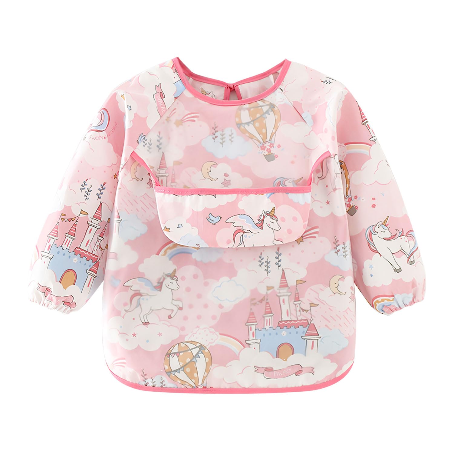 CoolShef Baby Bibs for Boys & Girls (0-24 Months) – Waterproof & Soft Cotton Bibs with Cute Cartoon Designs, Perfect for Food Feeding and Mess-Free Mealtimes-picture-32