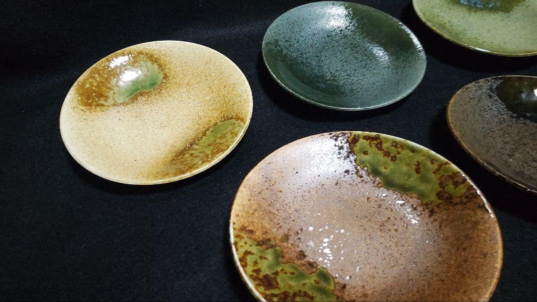 Amazon.co.jp: 織部 夢の器 銘々皿 伝統陶芸 5客セット : ホーム＆キッチン