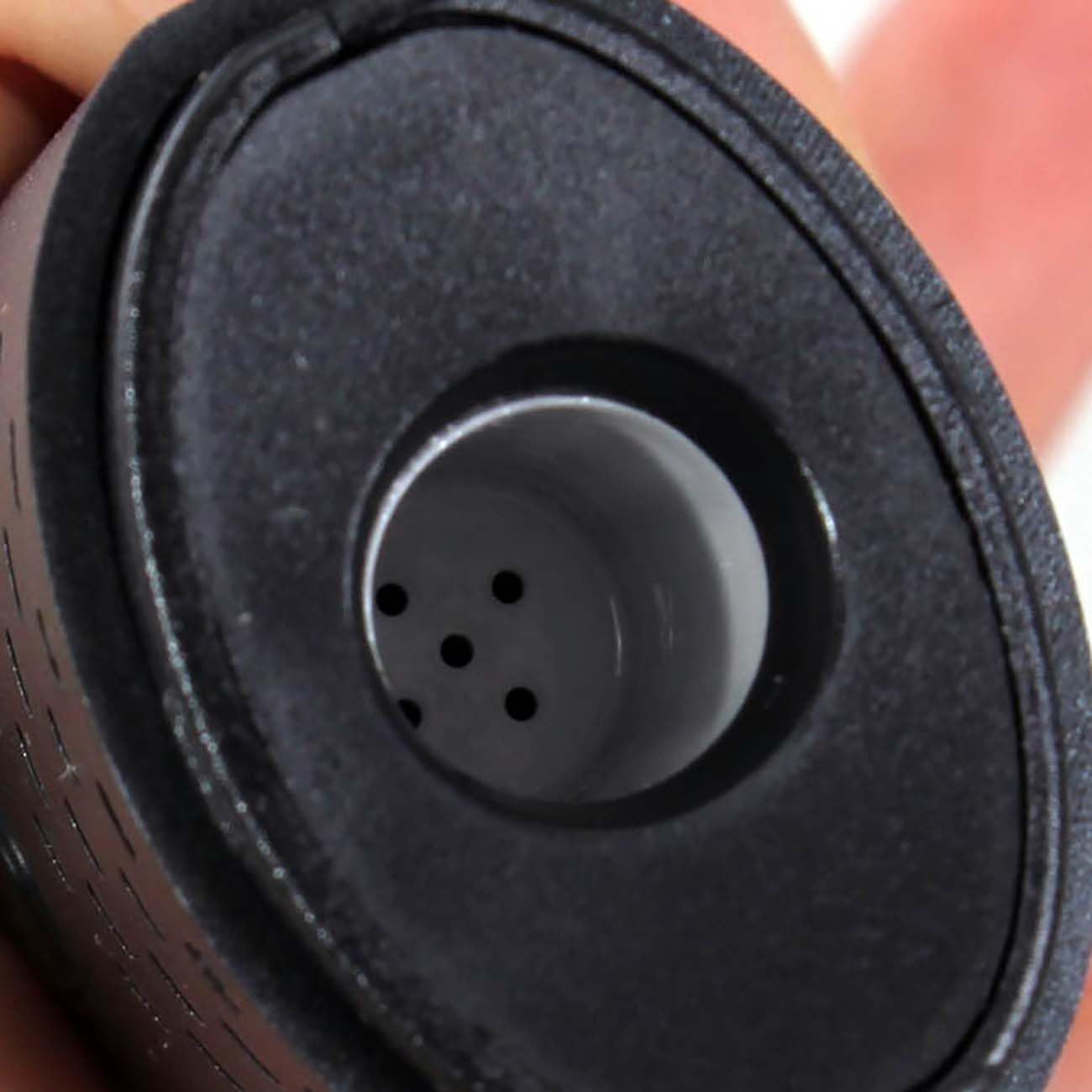 Black Leaf | Mini-Vaporizer für Kräuter | grau | 90x31x22mm | Konvektion + Keramikheizkammer | Verdampfer für Kräuter