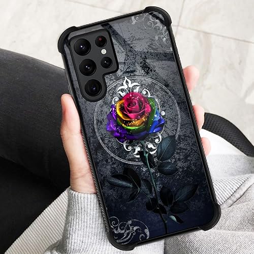 Miniatura 148 de Funda para Samsung Galaxy S23 Plus, protección de grado militar, esquinas a prueba de golpes, funda antiarañazos para Samsung Galaxy S23 Plus, flor