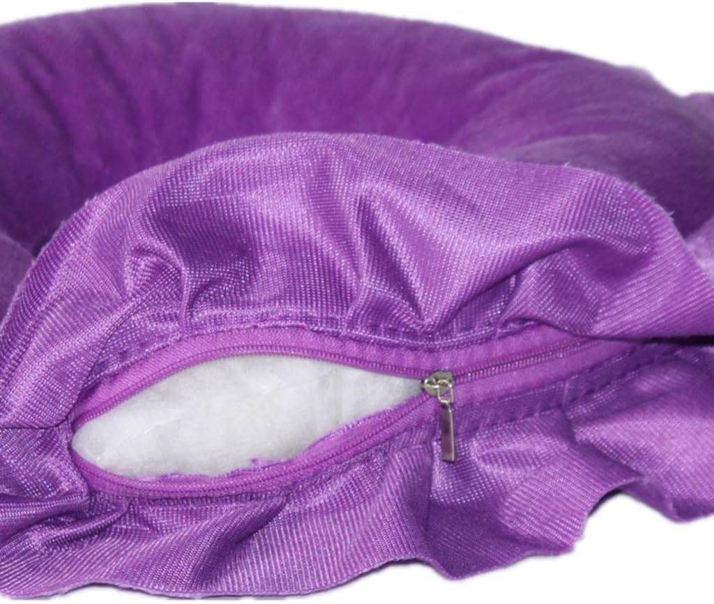 KampTrade U Shaped Massage Table Bed Face Rest Cradle Pillow Neck Head Cushion Purple