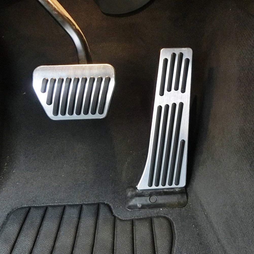 Jaronx for BMW No Drill Gas Brake Pedal, Anti-Slip Aluminium Alloy Accelerator Brake Pedal Cover (