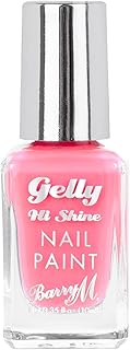 Barry M Gelly Hi Shine Nail Paint, Shade Calla Lily |Pink Glossy Nail Polish