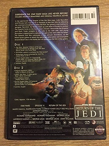 Amazon Com Star Wars Episode Vi Return Of The Jedi 1983 2004 Versions Two Disc Widescreen Edition By Twentieth Century Fox Home Entertainment Movies Tv