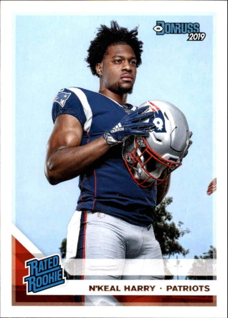 2019 Donruss #319 N'Keal Harry New England Patriots RR (Rated Rookie) NFL Football Card (RC - Rookie Card) NM-MT