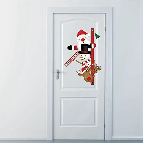 Miniatura 6 de Creative Santa Entrance Decoration Welcome Door Stickers Door Stickers Christmas Door Sticker Decorations Christmas Home Decorations Removable Wall