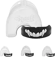 Protetor Bucal Moldável Muaythai Jiu-Jitsu Mma Com Estojo - Spank (Preto/Vampiro)