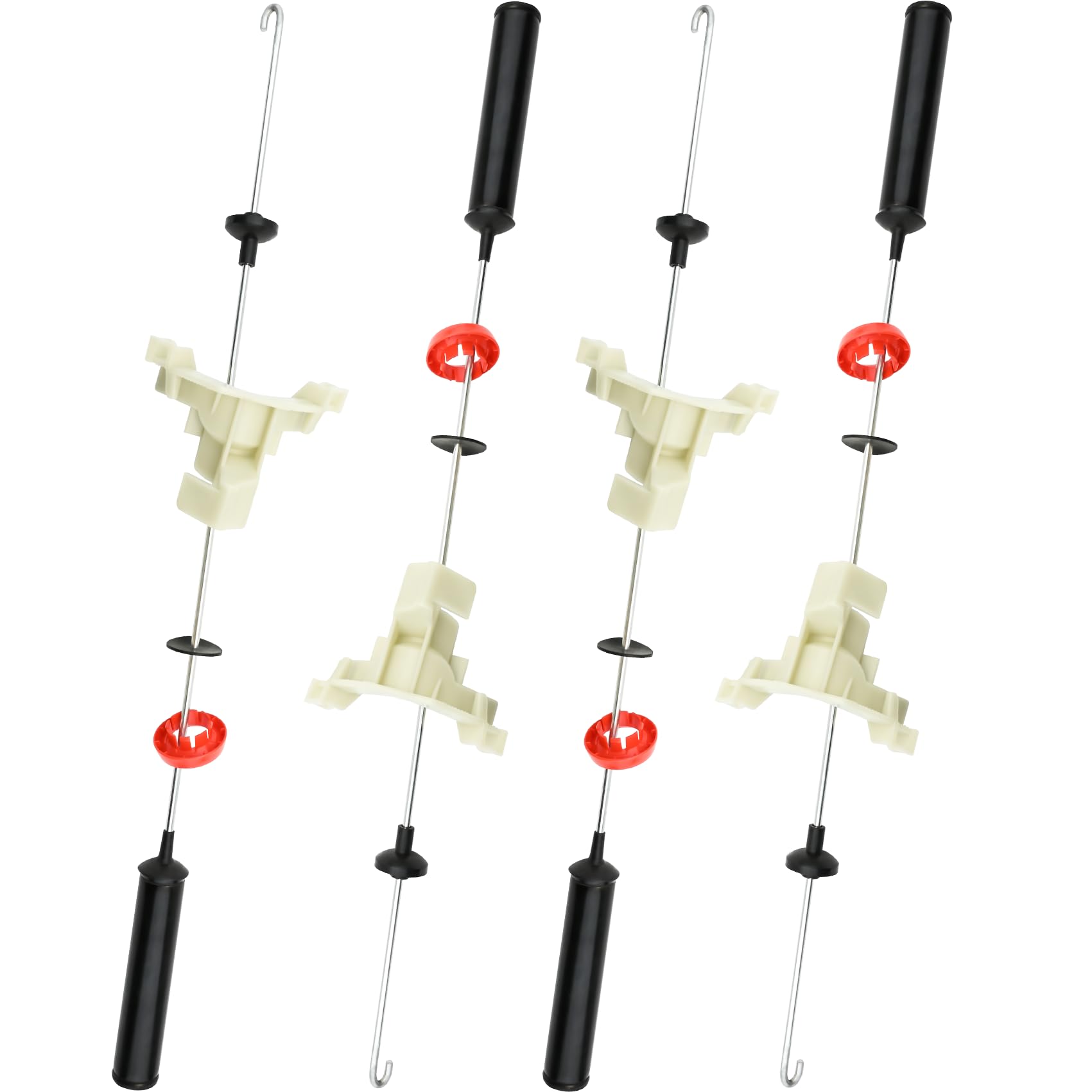 424569P Washer Suspension Rod Kit Compatible with fisher & paykel aquasmart Washing Machine: WA3927G1, WA4127G1, WL4227J1, WL4227P1 etc, Replace 421841P, AP6791038 etc