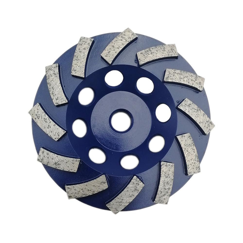 Muela de copa turbo segmentada con diamante para hormigón y piedra dura, conexión 5-11, 115 mm, 4,5 in, 1 pieza,115 mm, 4,5 in, 1 pieza,1
