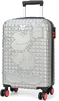 Mala de Bordo do Mickey Prata com Rodas 360 by Luxcel Ref.10350