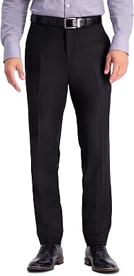 Men's Premium Stretch Texture Weave Slim Fit Dress Pant