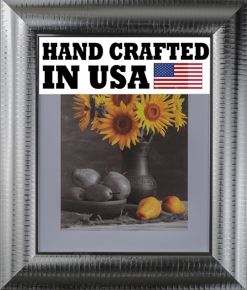 Picture Frames 12x24 Frames 3-5/8" 12x24 Poster Frame,12 x 24 Silver Picture Frame for Wall Mounting, Large Frame Ornate 24x 12 Canvas Oil Painting Frames Gothic Vintage Antique Luxury 325 .Baroque Wood Alternative-Polystyrene for Photo,Diploma,Puzzle,TV