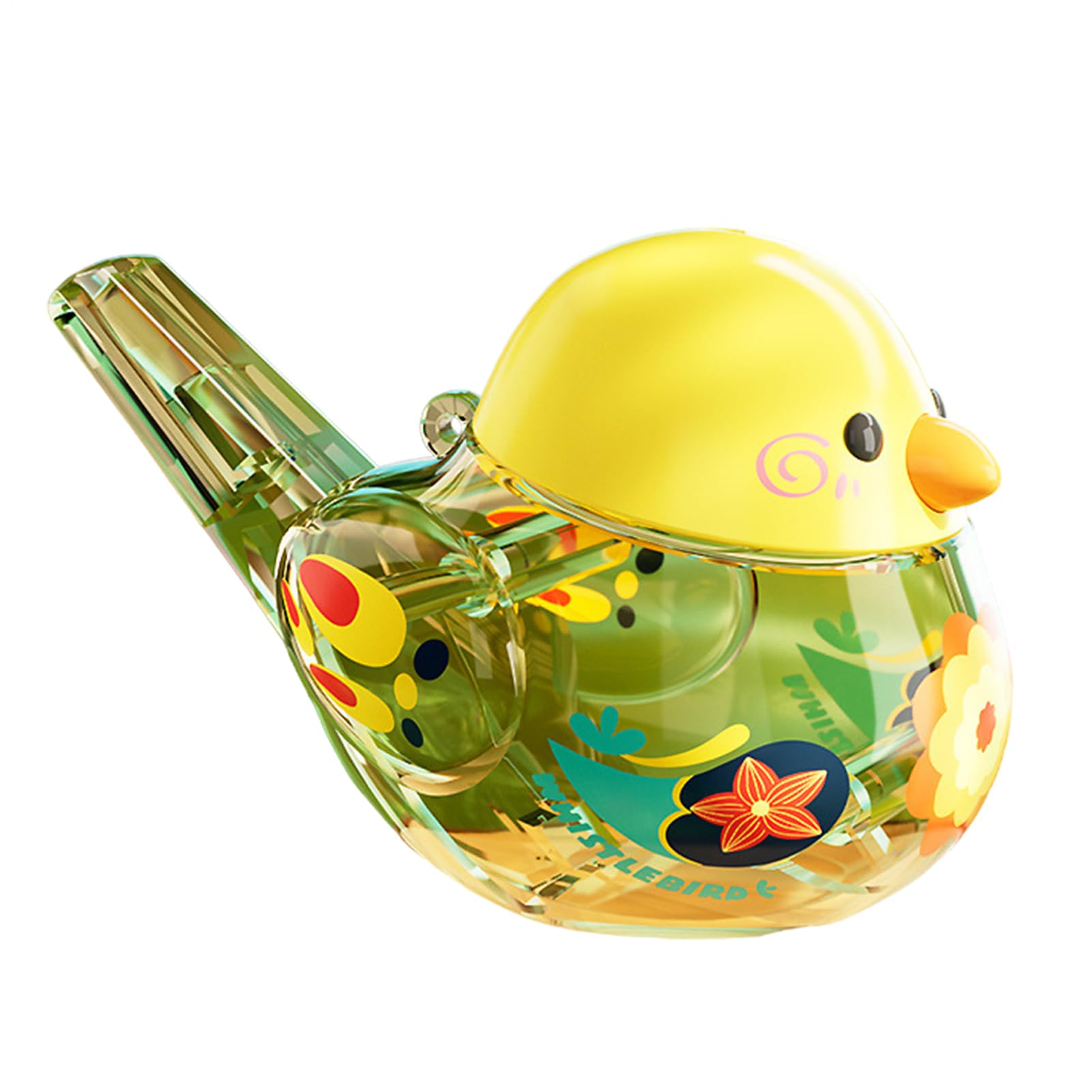 Water Whistle Toy - 5 Inch Bird Chirp Musical Instrument, Funny Sound Maker, Portable Device | Fun Bath Time