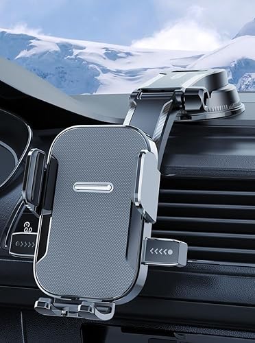 Soporte de teléfono para automóvil, soporte para teléfono celular para automóvil, parabrisas de salpicadero, soporte de teléfono con ventosa, manos