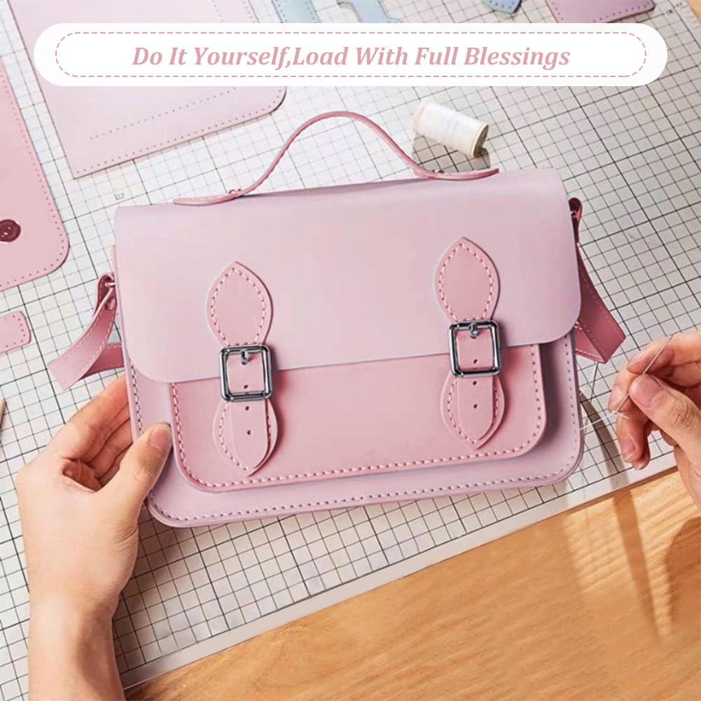 WADORN 17 pz Kit per La Creazione di Borse A Tracolla Artigianali In Pelle Fai-Da-Te, Borsa All
