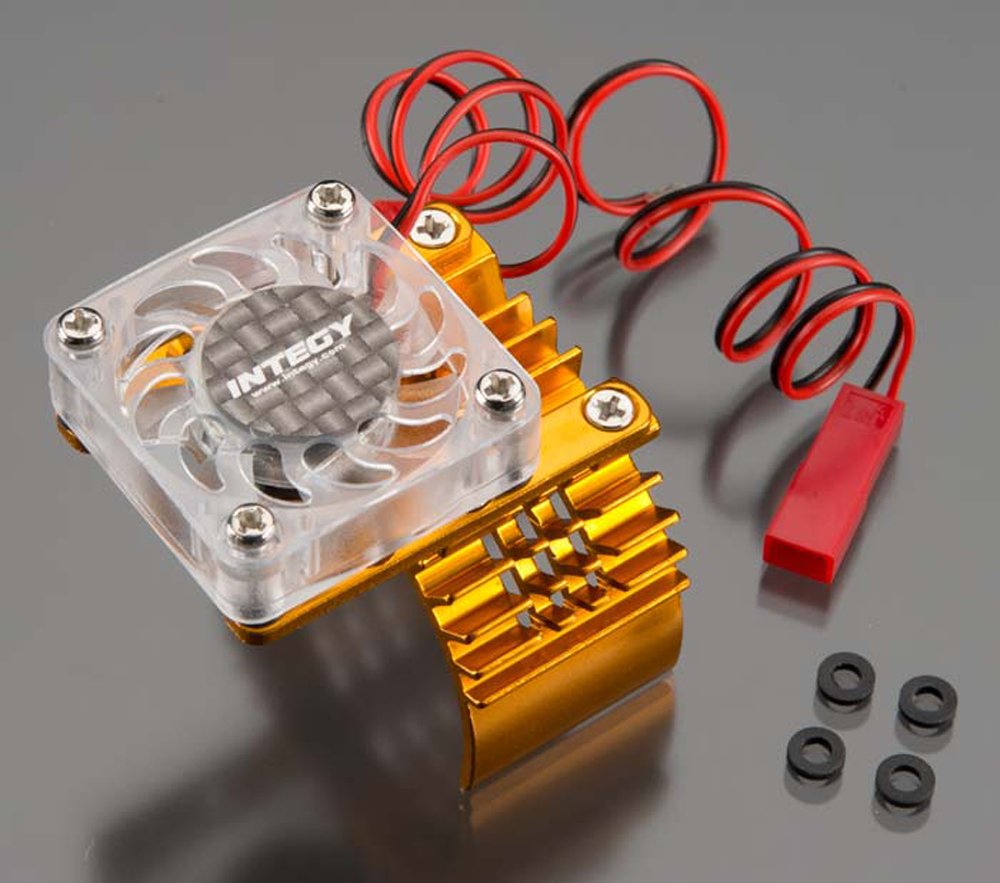 Integy T8074 Purple Motor Heatsink With Fan – For 540-Size Brushed Motors (Traxxas Slash, Stampede, Rustler) - View #10
